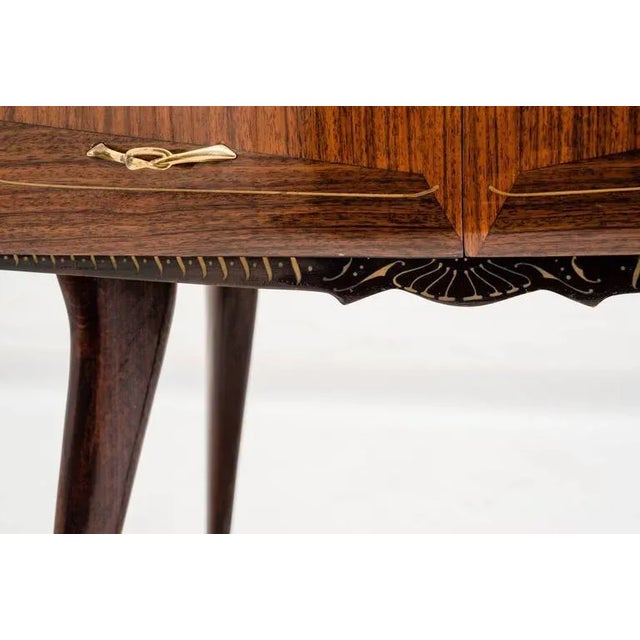 Wood Nightstands in the Style of Paolo Buffa, 1950s, Set of 2 For Sale - Image 7 of 11