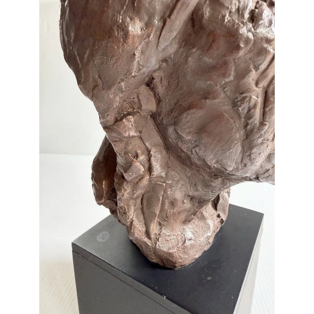 1978 Alva Studios Museum Replica Bust of Native American Man Ben Black Elk For Sale - Image 14 of 14