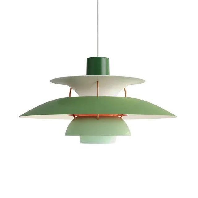 Metal Poul Henningsen Ph 5 Pendant for Louis Poulsen in Modern White For Sale - Image 7 of 12