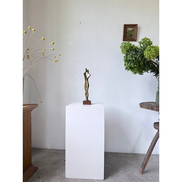 Abstract Bronze Statue of an Odalisque Couple, 1970s For Sale - Image 15 of 18