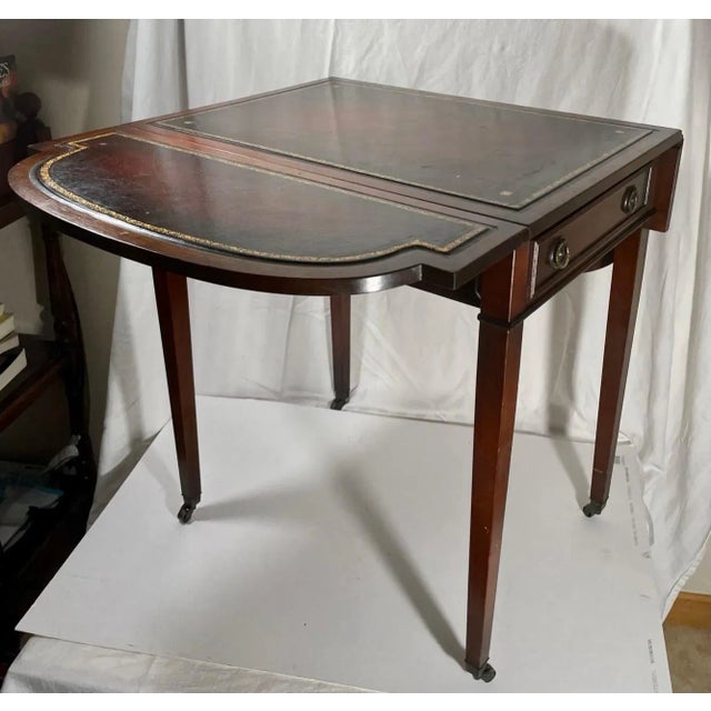 1950s Vintage Mahogany Pembroke Table, Gordon’s Fine Furniture, Inc. For Sale - Image 5 of 13