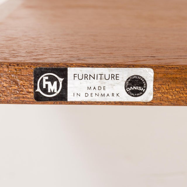 Minimalist Shelving Unit with Desk by Kai Kristiansen for FM Møbler, 1960s For Sale - Image 11 of 13