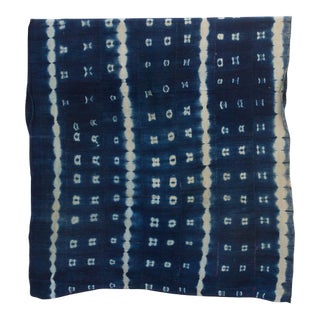 Imopti Market Indigo Mud Cloth Throw For Sale