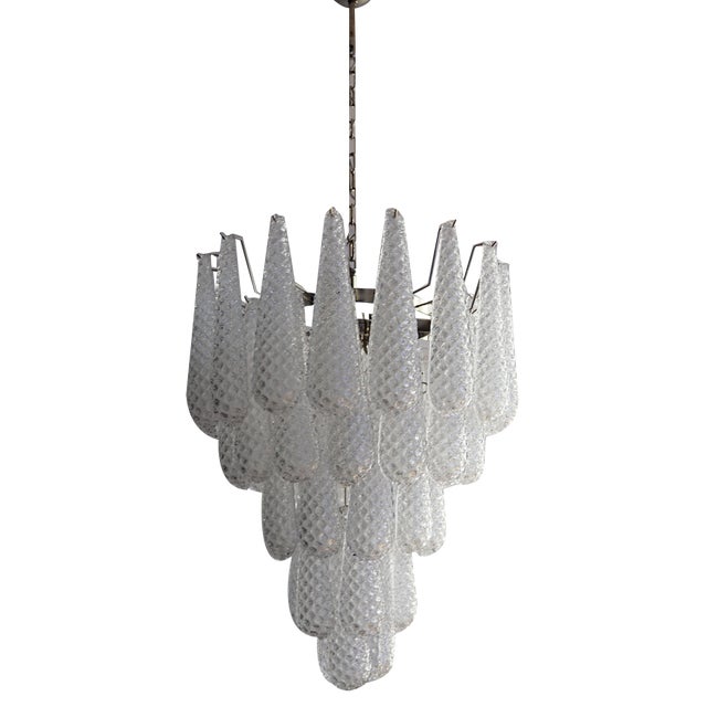 Vintage Italian Murano Chandelier, 1990 For Sale