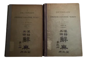 1908 Dictionary of Chinese-Japanese Words - Set of 2