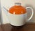 Mid 20th Century Eschenbach Bavaria Mid-Century Modern Porcelain Teapot or Coffee Pot With Brown and Orange Stripes For Sale - Image 5 of 16