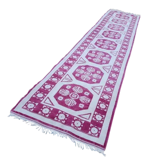 1970s Vintage Turkish Oushak Runner - 3′3″ × 16′2″