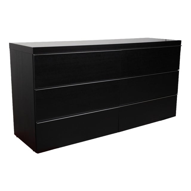 Wooden Sideboard in Black with Manual Function from Hülsta For Sale