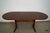 1960’s Mid-Century Danish Modern Trestle Leg Extendable Oval Dining Table With Leaf For Sale In Los Angeles - Image 6 of 12