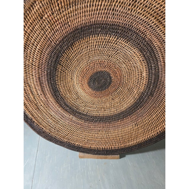 1920s Large Makenge Marriage Basket For Sale - Image 4 of 4