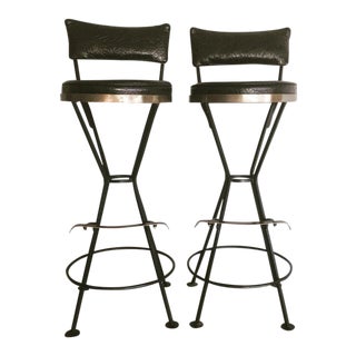 Mid-Century Vintage Atomic Barstools- A Pair For Sale