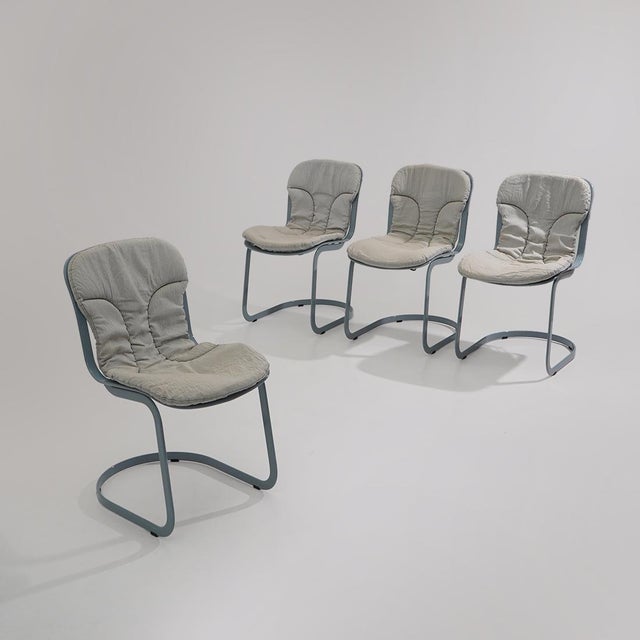 1970s 077 Chairs by Studio Cidue for Cidue, 1970s, Set of 4 For Sale - Image 5 of 16