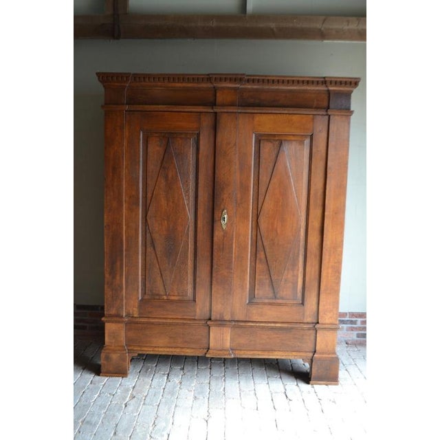 Antique German Oak Cabinet For Sale - Image 9 of 10