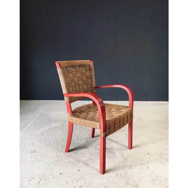 1930s Vintage Mediterranean Rope Armchair, France, 1930s For Sale - Image 5 of 18