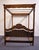 Thomasville Furniture Solid Oak Louis XV French Provincial Queen Size Canopy Bed For Sale In Kansas City - Image 6 of 9