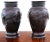 Large Antique Japanese Meiji Bronze Vases, 1890s, Set of 2 For Sale - Image 3 of 8