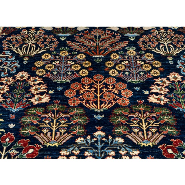 Oriental Handmade Rug 9'1" x 12' For Sale - Image 4 of 4