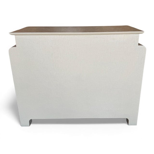 Asian 1980s Custom Cabinet Textured Finish For Sale - Image 3 of 12