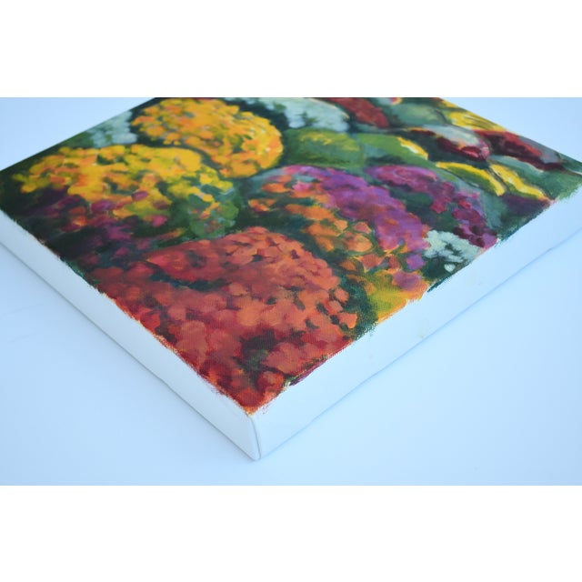 Park Ave. Mums 02 Contemporary Oil Painting For Sale - Image 4 of 5