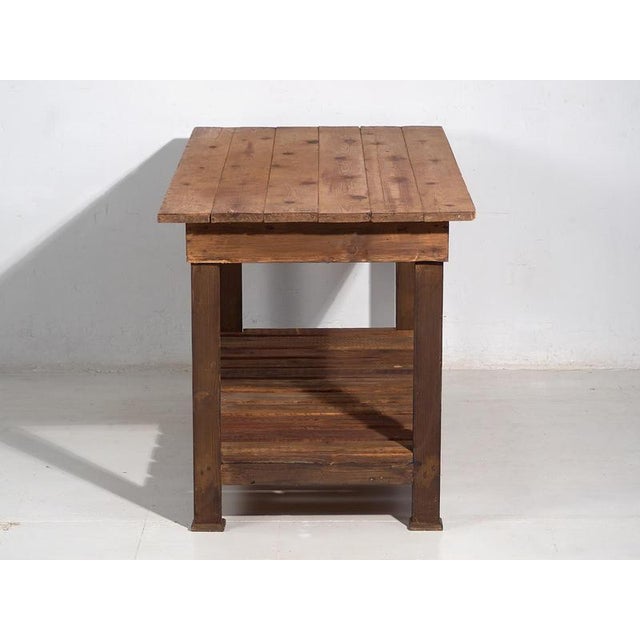 Wood Kitchen Island, 1920s For Sale - Image 15 of 16