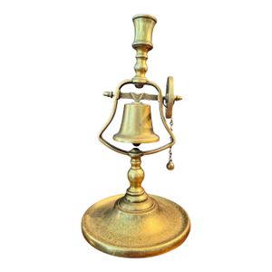 English Victorian Pub Bell Candlestick