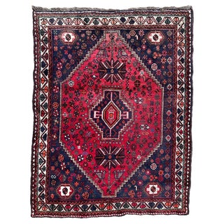 Vintage Shiraz Rug, 1970s For Sale