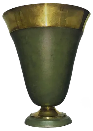 Art Deco Brass Table Lamp, 1920s