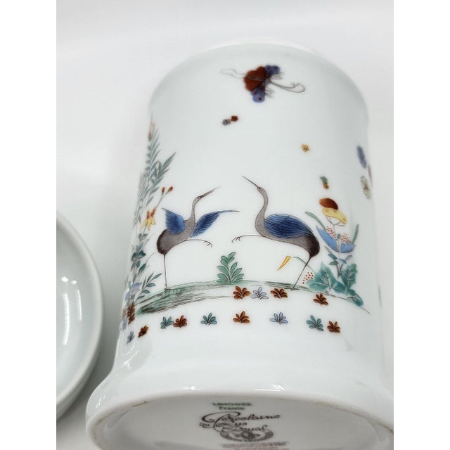 Pot from the Porcelaine Du Lys Royal Manufacture, France For Sale - Image 9 of 13