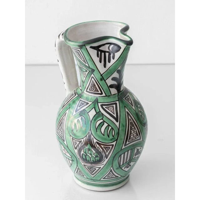 Mid-Century Spanish Mudéjar Style Ceramic Pitcher by Domingo Punter, 1970s For Sale - Image 4 of 18