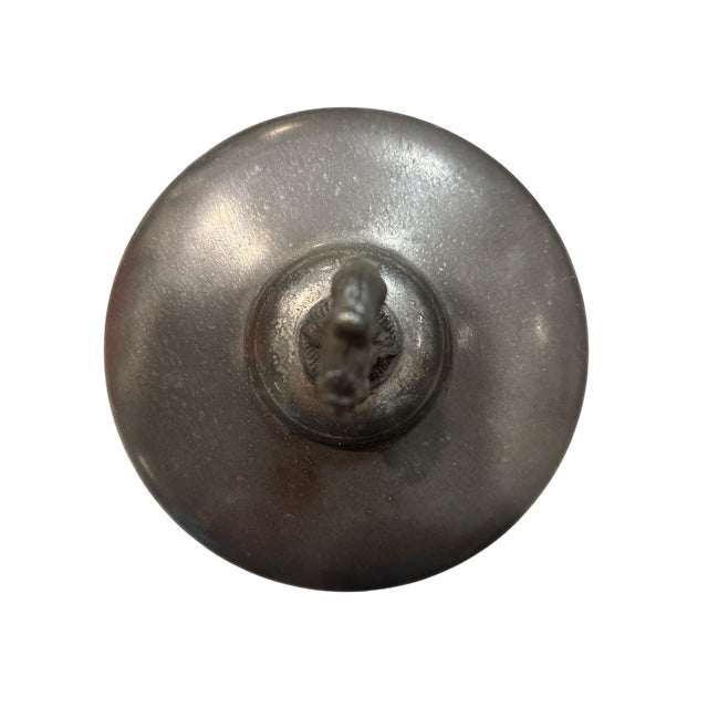 Late 19th Century Late 19th Century Quilted Pink Satin Glass Mount Washington Biscuit Jar With Lid For Sale - Image 5 of 5