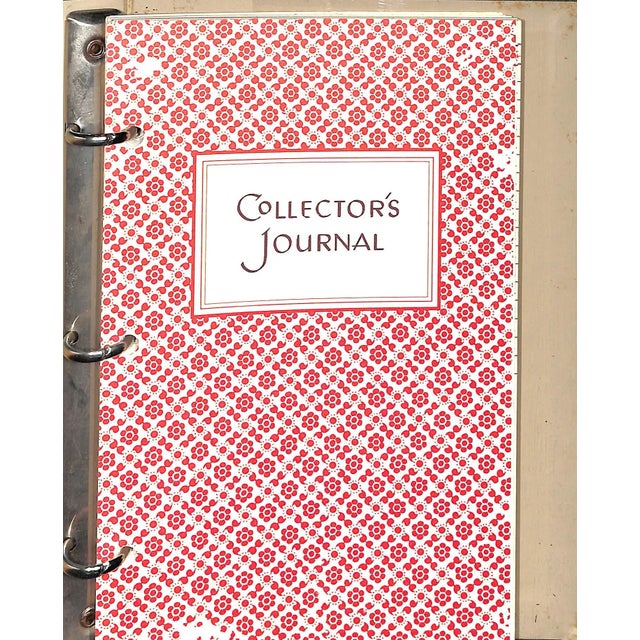 [96] pp. Caspari 1985 3-ring green leather binder 9" x 6 1/2"