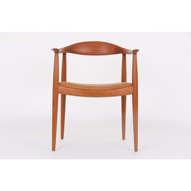 Model Jh-503 Armchair in Teak by Hans J. Wegner for Johannes Hansen, 1950s For Sale - Image 15 of 15