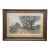 Antique Ernest C Rost Old Elm Road Country Landscape Etching 36" For Sale