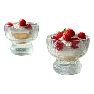 Footed Dessert Bowls by Timo Sarpaneva for Iittala, 1960s, Set of 5 For Sale