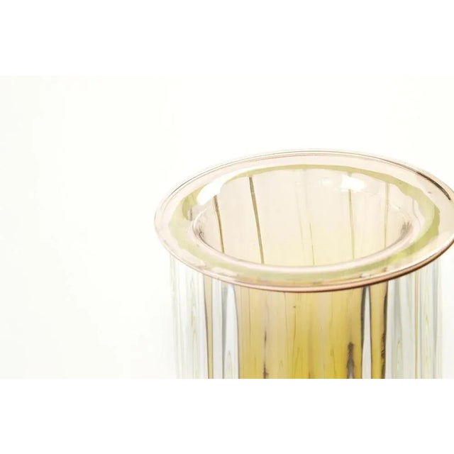 Contemporary Glass Vase by Atelier George For Sale - Image 3 of 4