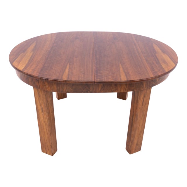 Vintage Polish Art Deco Table, 1940s For Sale