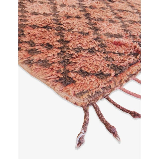 Copper 1980s Boujad Berber Rug - 8 X 6.6 Ft For Sale - Image 8 of 8