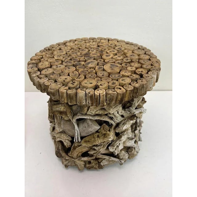 Small Driftwood Side Table, 1990s For Sale - Image 3 of 12