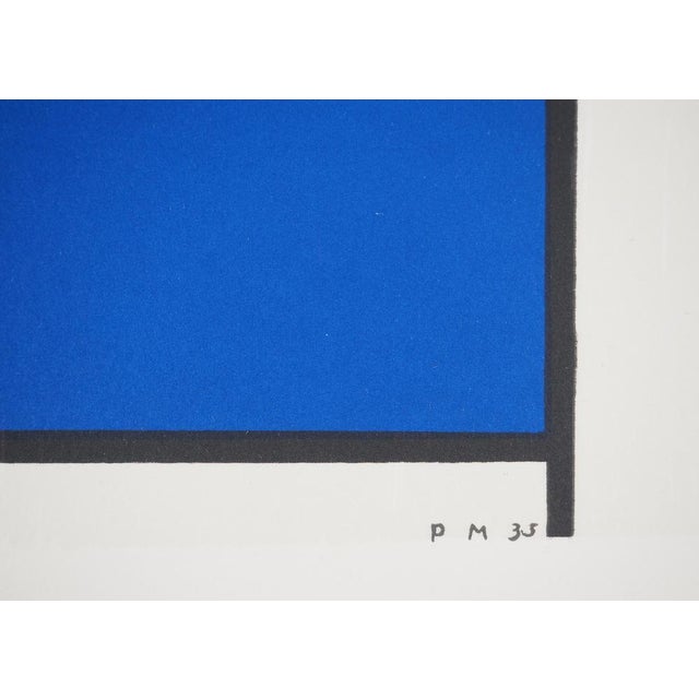 Piet mondrian (1872-1944)(after) composition c n°iii in red, blue and yellow lithograph in 8 color passes signed in the...