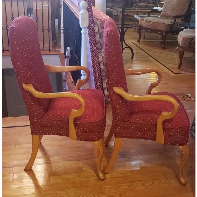 1960s Set of 2 Beautiful Vintage Gooseneck Chairs For Sale - Image 5 of 12