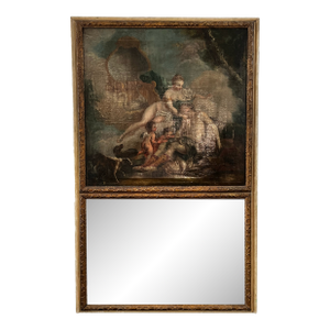 Louis Xv/Xvi Trumeau With Oil Painting