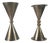 Vintage Bell and Hourglass-Shaped Candlestick, 1970s, Set of 2 For Sale