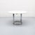 1970s extendable dining table, produced by Läsko in Germany. It features an elegant chrome base and a white-stained ash...