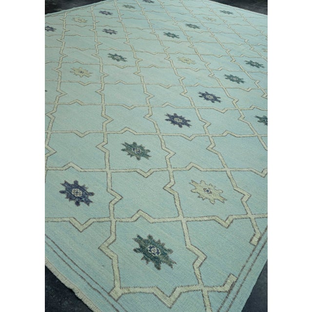 Turkish Kilim Oriental Handmade Flatweave 12'4" x 15'7" #19801 For Sale - Image 4 of 8