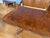 2020s Traditional Multi-Banded Mahogany Double Pedestal Dining Table by Leighton Hall - Showroom Sample For Sale - Image 5 of 10