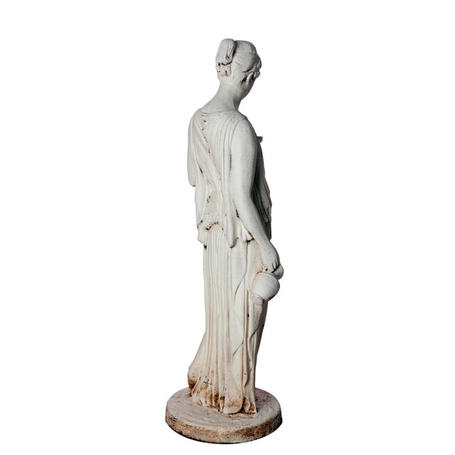 Vintage Dione the Divine Water Goddess Concrete Garden Statue Chairish