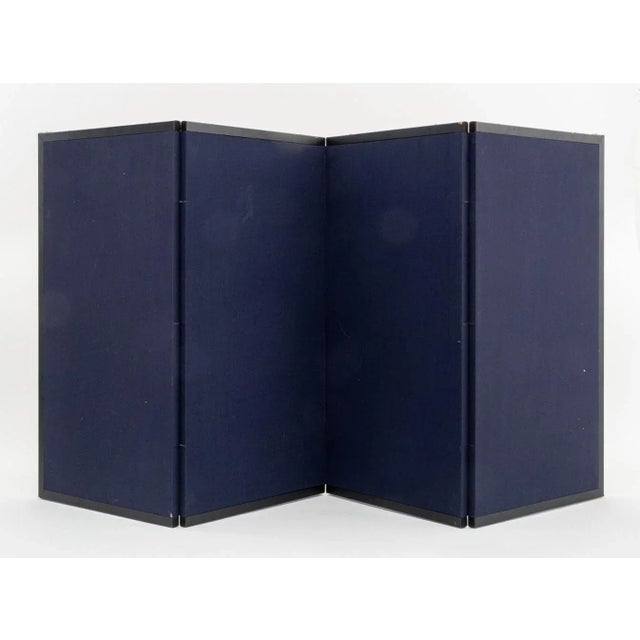 Japanese Seasons Landscape 4-Panel Byobu Screen For Sale In New York - Image 6 of 6