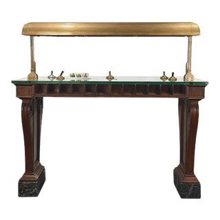 Antique Bank Table For Sale