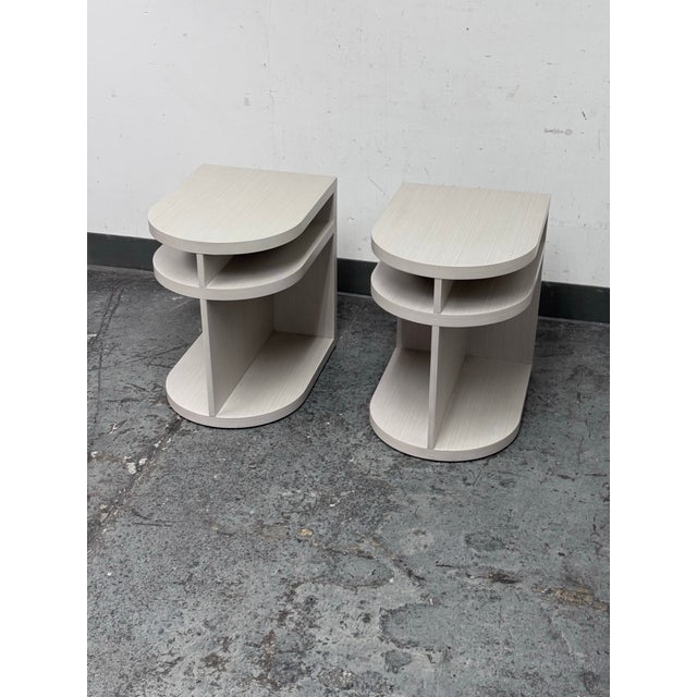 Gray Bernhardt Stratum Side Tables + Shelves, Pair For Sale - Image 8 of 12