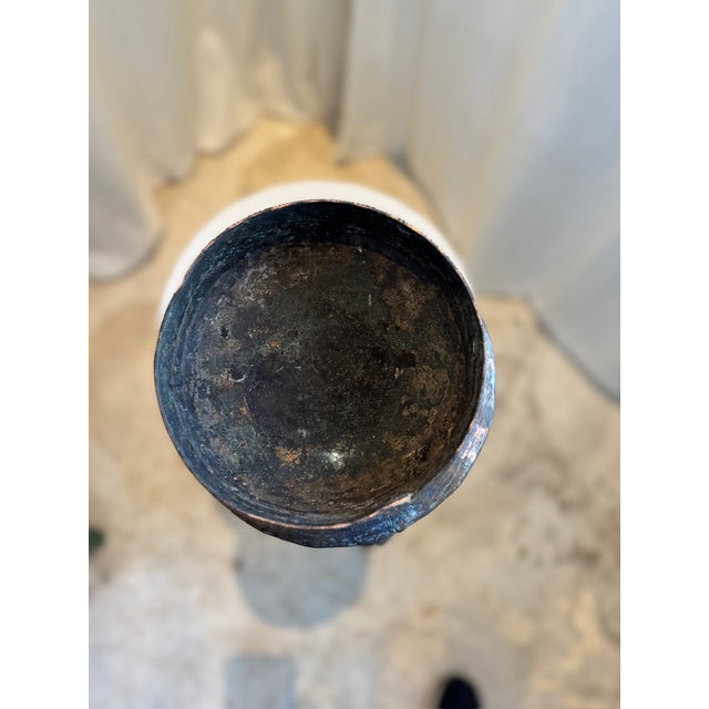 Antique Hand-Hammered Middle Eastern Dallah Coffee Pot For Sale In Los Angeles - Image 6 of 7